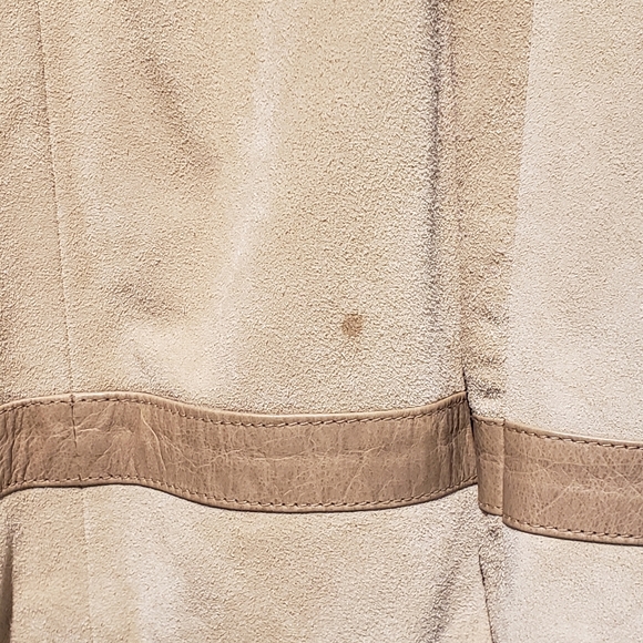 Banana Republic Suede Trench Coat - Picture 6 of 7